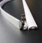 Preview: 5x 2m Alu Profil flexible biegsam für RGB RGBW Streifen Strip Leiste Band 10m